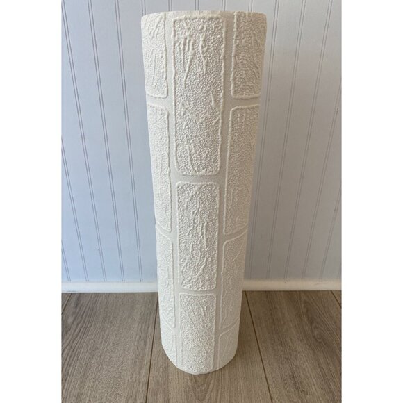 Super Fresco Textured White Brick Paintable Wall Covering #93744 ~ 56sq.ft - Picture 1 of 4